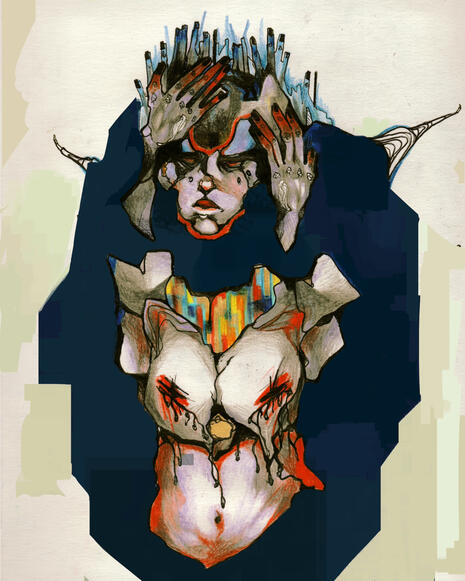 Mixed media on paper | 2021